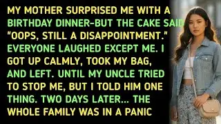 THE CAKE AT MY BIRTHDAY DINNER SAID I WAS A DISAPPOINTMENT — AND THAT CHANGED EVERYTHING