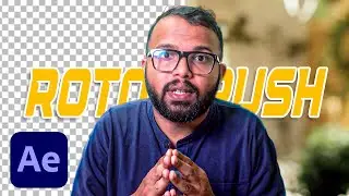Video background removal without green screen | Roto brush tool 3.0 | After effects