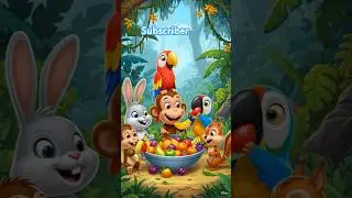 Bander Ki Kahani 🐵 |Funny Monkey Story in Hindi | Jungle Cartoon Shorts