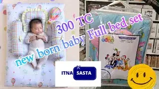 Pure Cotton Baby Complete Bedding set with Quilt 300 TC organic Book at 9896961965 Lovkesh panipat
