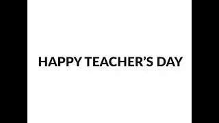 Happy Teachers Day from Inkclick