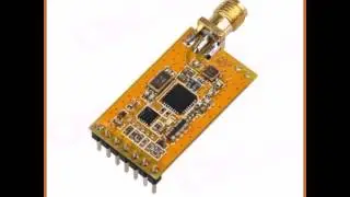 Low Power sx1212 Embedded Data Radio Modem RF Transceiver Module - Orange + Gold