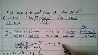 Calculus 2 - Calculus in Polar Coordinates (2)