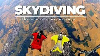 WINGSUIT SKYDIVING EXPERIENCE | with SKYTAUCHER & FRIENDS | Amazing experience | Music by GYOM