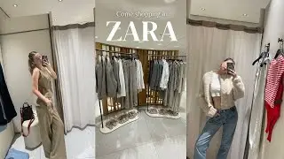 COME TO ZARA WITH ME 🤍| try on & haul