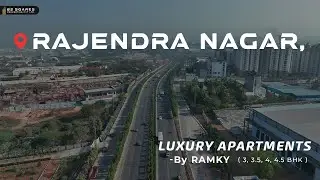 Ultra-Luxury Gated Community in Rajendra Nagar-Ramky | Premium 3&4BHK Apartments in South Hyderabad🏠