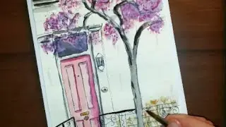 Sketch 1 Inspired by streets of Notting Hill London - Скетч