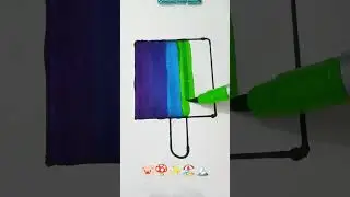 Satisfying Creative Coloring Video 🐷 #satisfying #creative #coloring #trending #art #howto
