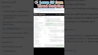 Beginner to Master C# code from Visual Scripting in Unity 