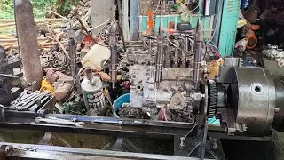 Cân chỉnh phục hồi heo bét dầu xe tải FORCIA 990kg máy quanchai 480ZLQ bao đi tải bao khói 