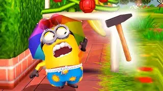 Beachgoer Minion collecting Hammers In Thanksminion Day Event