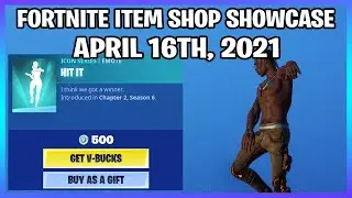 Fortnite Item Shop *NEW* ROBO-RAY SKIN + HIT IT EMOTE! [April 16th, 2021] (Fortnite Battle Royale)
