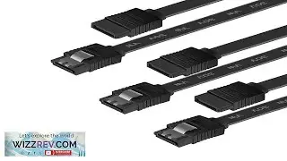 BENFEI SATA Cable III 3 Pack SATA Cable III 6Gbps Straight HDD