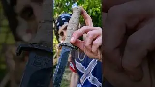 Weird Knife Throwing Technique #shorts #tutorial #tips #army