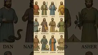 12 Tribes of Israel #ai #history #jewish #jews torah #bible