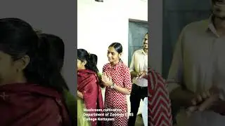 Mushroom Cultivation CMS College Kottayam