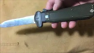 The Coolest German Army Knife Ever - Paratrooper Gravity Knife