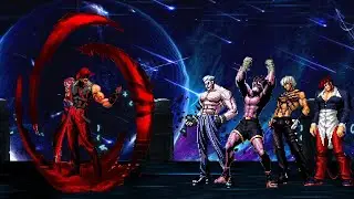 {Infinite Mugen Gaming} Clone Blood Rugal Vs Orochi Power Team
