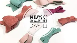 14 Days of Valentines DIY: Day 11 - Leather Bows (Mary)