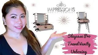 #ImpressionsVanity Slaycase Pro Travel Vanity Case Unboxing / Janice England