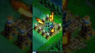 Dragon vs Mega Tesla 🐉⚡ | Power Test | Clash of Clans Short | Younus YT Gaming