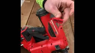 Rafter hook adapter for Milwaukee cordless roofing nailer