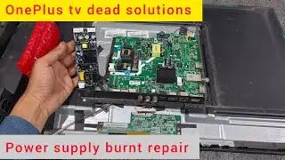 OnePlus tv dead problem| OnePlus tv power supply connection| Led tv module connection| OnePlus tv