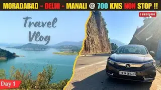 Experience the THRILL of Moradabad to Manali Road Trip! #manali
