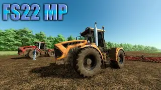 🚜[FS22MP №1] мапа КОШМАК ! Виконуємо контракти! в мультиплеєрі! МЕГА ЗБІР ВРОЖАЮ! 64Га🚜