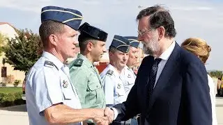 Declaración del presidente del Gobierno en la Base Aérea de Los Llanos (Albacete)
