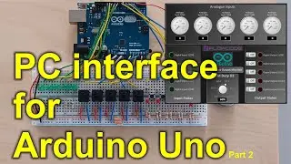 PC interface for Arduino Uno part 2
