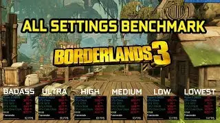 BORDERLANDS 3 on GTX 1070 - All Settings Benchmark Side by Side Performance Comparison