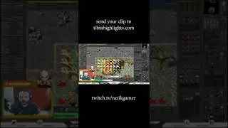 MS 1200 tomando HS nos Elf Fire - Tibia #shorts