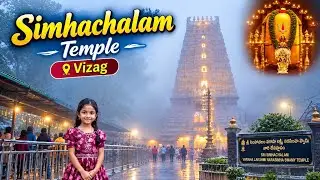 Simhachalam Temple & Beautiful Hills in Winter Fog