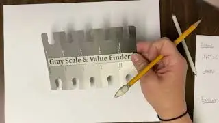 Shading for beginners!  Blending a Value Scale with Graphite Pencil