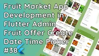 Flutter Admin App: Offer Date & Time Picker UI Design | DateTime Picker Config #38
