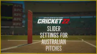 Slider Settings for Realistic Gameplay - Australia Tests | CRICKET 22