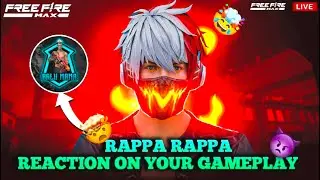 #RAPPARAPPA REACTIONS ON YOUR GAMEPLAY BALU MAMA IS LIVE #BALUMAMAGAMING #BMGESPORTS #FFLIVE #MBG