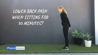 Lower Back Pain when sitting. Video 2 of 3: Moderate Lower Back Pain whilst sitting for 30-60 Mins?