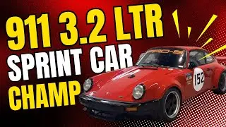 Pro 9 red 911, 3.2 ltr sprint car