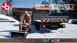 SNOW BLOWER UPDATE for Road Maintenance Simulator 2 drops TODAY!