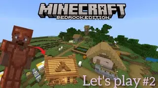 Minecraft lets play ep2|made a starter house#minecraft#malayalam#letsplay 
