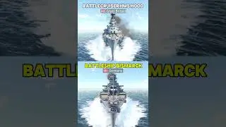 406MM vs 460MM - HMS Hood vs Bismarck - (War Thunder)
