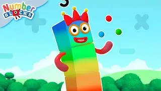 Aprenda a contar cores e números | Episódios completos | Numberblocks em Portuguese Brasil