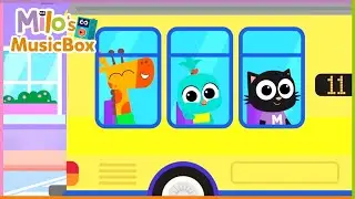 🚌🎶 Wheels on the Bus | Milo's MusicBox &ndash; Nursery Rhymes & Kids Songs