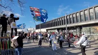 JVA Stuttgart Stammheim - Demonstration & Menschenkette f&uuml;r Michael Ballweg 12.02.2023