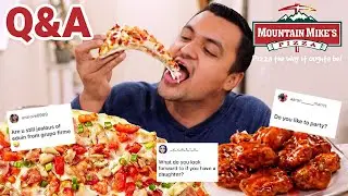 Mountain Mikes Pizza Mukbang | Q&A