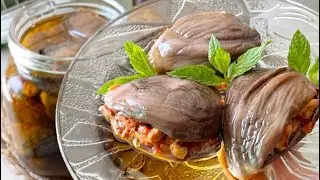 كل أسرار نجاح المكدوس السوري من اول مرة 😍 أطيب مكدوس بالعالم وبتحدي
