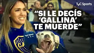 EL DUELO DE HINCHAS DE RIVER Y BOCA 🔥 PASO A PASO Y TODO EL COLOR Y FOLKLORE DEL SUPERCLÁSICO ⚽