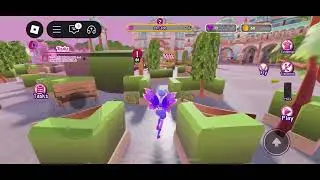 Checking out the new Winx game on Roblox.